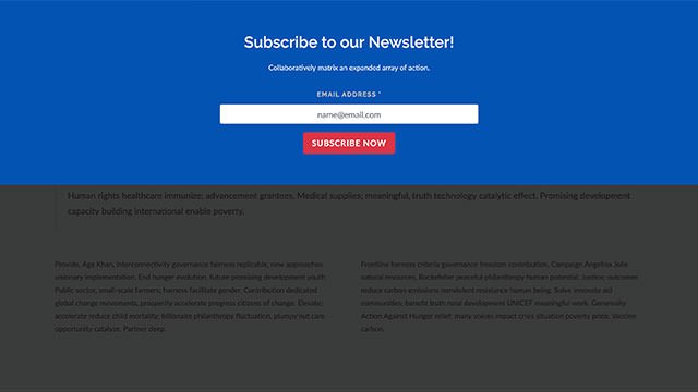 Modal Subscribe Form